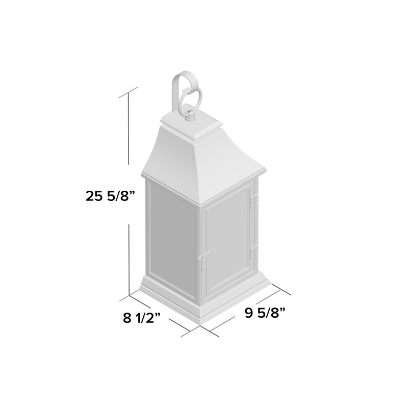 Lanterne murale d'extérieur 1 lumière Sheperd, Cuivre héritage, H 25,63 po x l 8,5 po x P 9,63 po