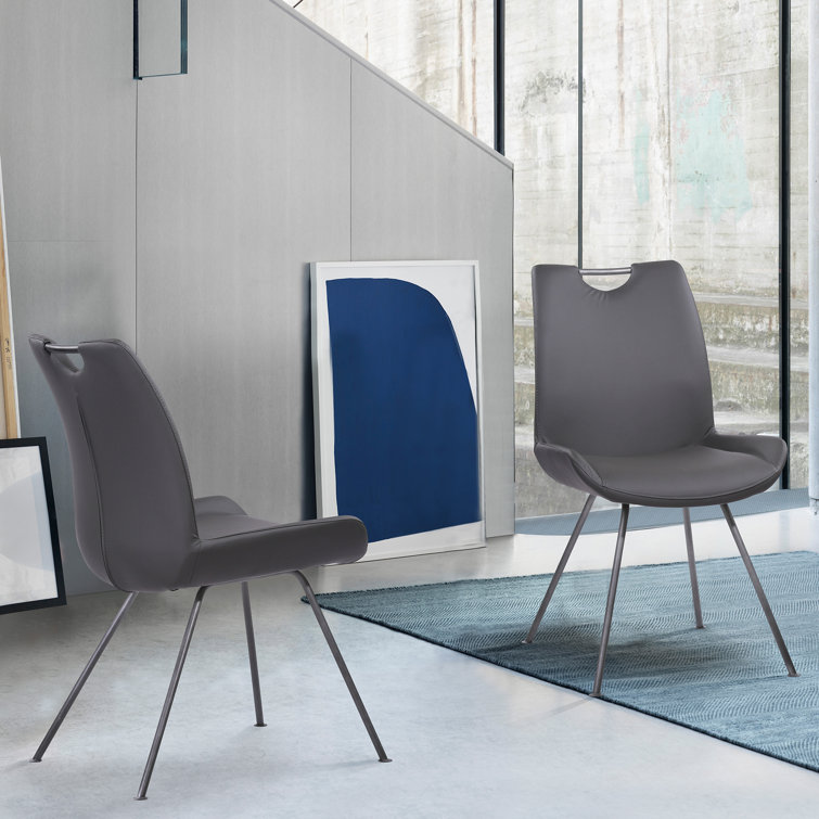 Preston Upholstered Metal Side Chair (Set of 2)