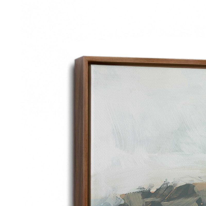 «Clouded Breakers I» par June Erica Vess, reproduction d'art sur toile, 30" H x 40" W, Brun