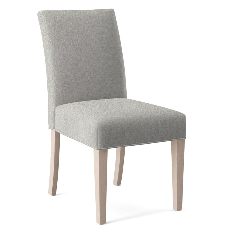 Chaise rembourrée Manhattan, Bleu marine de base; 0317-61, Graine de lin