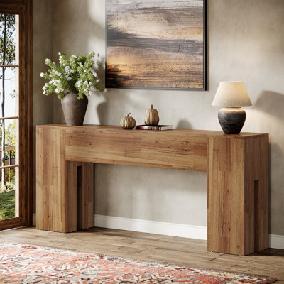 70.87" Farmhouse Console Table For Entryway, Living Room