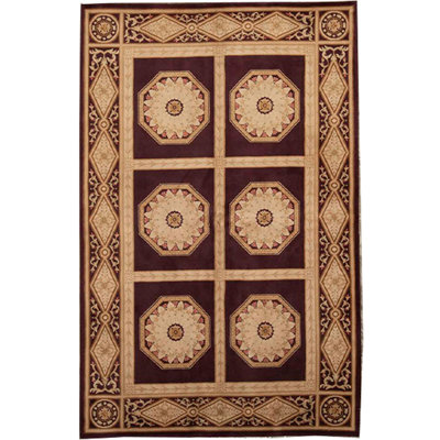 Savonnerie Wool Oriental Indoor Rug