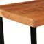 Milton Acacia Solid Wood Top Metal Base Dining Table-214021863-177018438