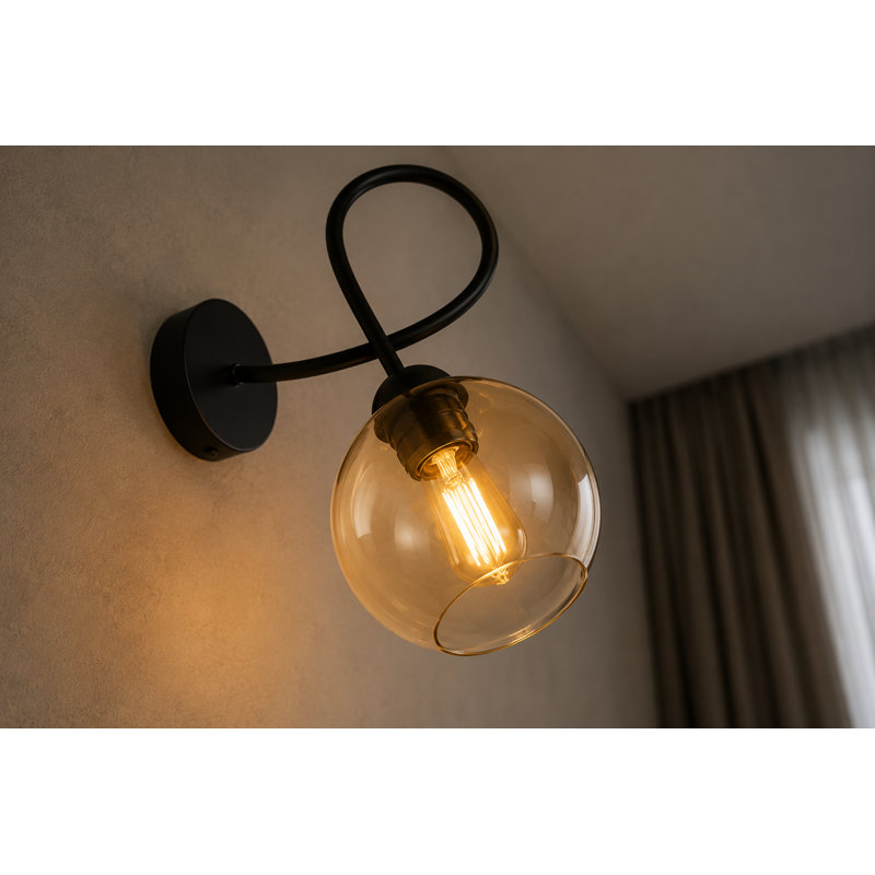Wall Sconce, Orange/Honey