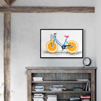 " Orange Wheel Bike "