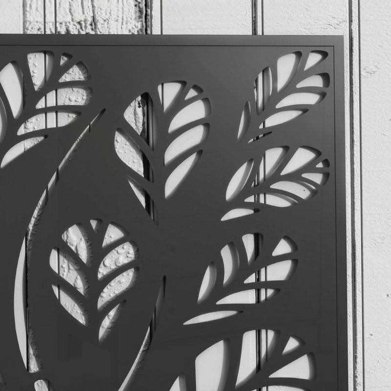 Freestanding or Wall Mounted Metal Garden Bed with Trellis, Ideal for Climbing Plants and Versatile Outdoor Spaces, Black 2