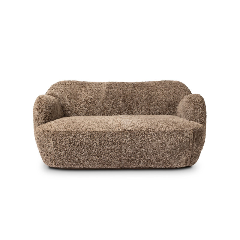 Julius Sofa - 60", Taupe Shearling
