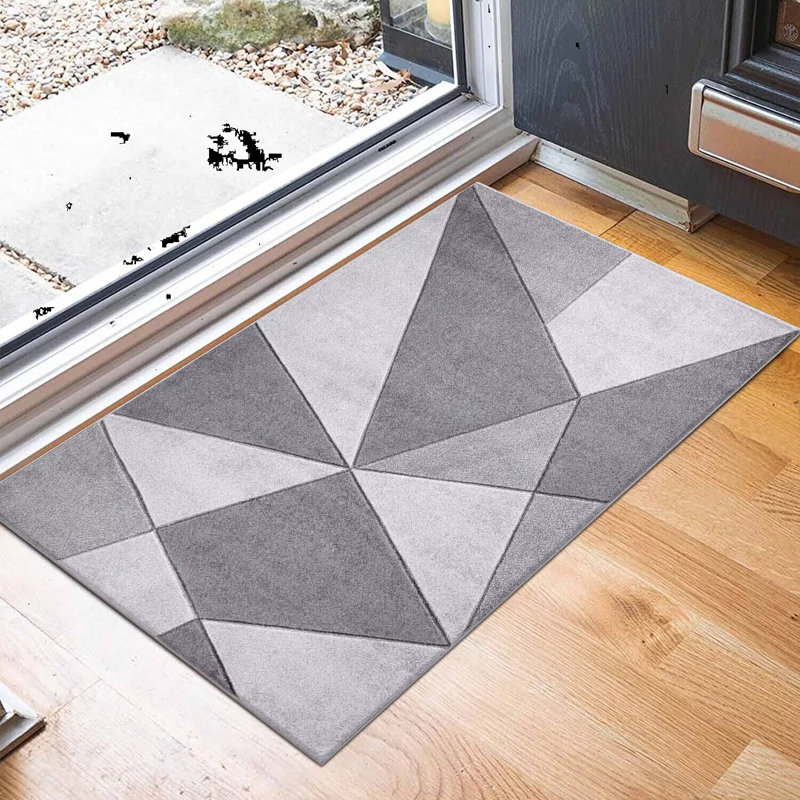 Weslyn Indoor Doormat, Grey