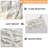 6-pack 3d Faux Stone Wall Panels, Waterproof Cement-texture Wainscoting Panels-124794212