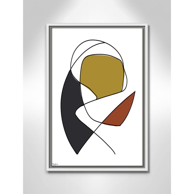 Abstract Tribeca 3, 19.5" H x 13.5" W x 2" D, White