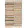 Tapis rayé bleu Ravel