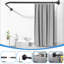 138cm L-Shaped Wall Shower Curtain Pole
