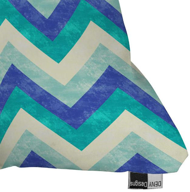 Coussin intérieur / extérieur Chevron Ocean, Petit