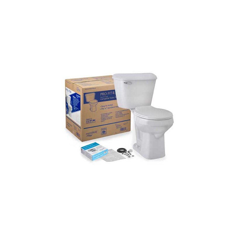 Toilette ronde 2 pièces 1,6 gpf smartheight (siège inclus) Pro-Fit 4