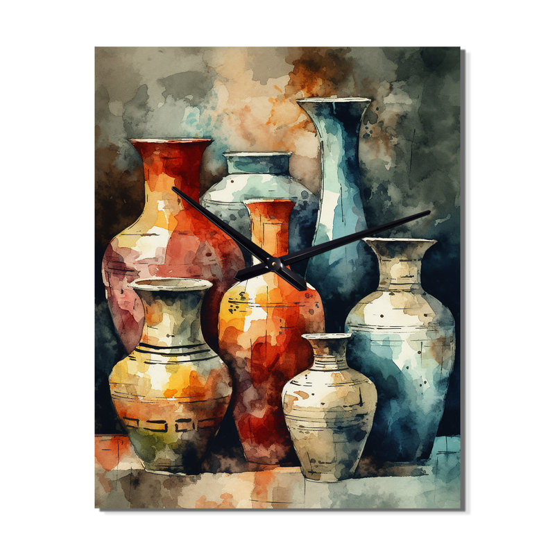 Horloge murale Ilyan - Boho Pottery, Moyen