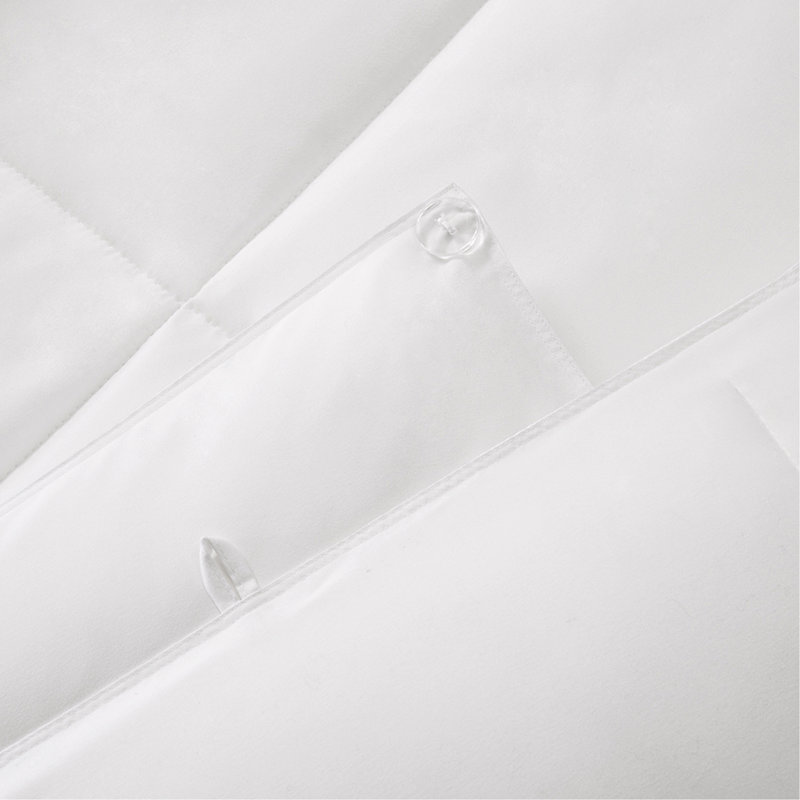 Édredon simple en duvet synthétique 2 en 1 simple toutes saisons