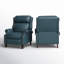 Fauteuil inclinable en cuir véritable Ambrosane-79515879
