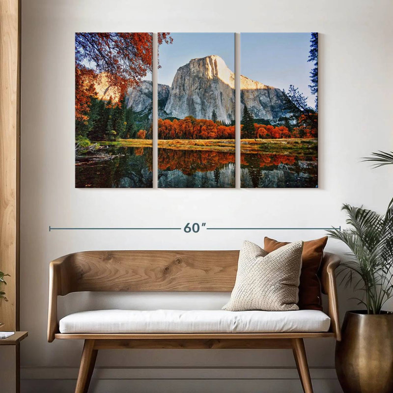 Soleil d'automne Alvord Yosemite, H 32 po x l 50 po