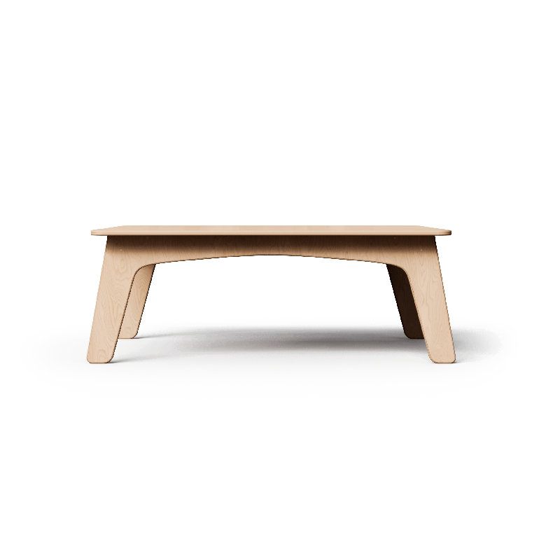 Table carrée Montessori, H 18 po x L 48 po x l 48 po