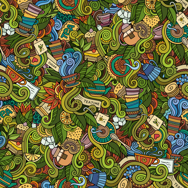 Motif abstrait Kahmyah, H 12 po x l 12 po