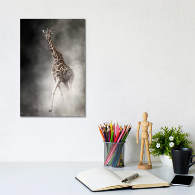 Rothschilds Giraffe In The Dust by Susan Schmitz - Wrapped Canvas Gallery-Wrapped Canvas Giclée