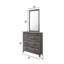 Miroir de style moderne en bois