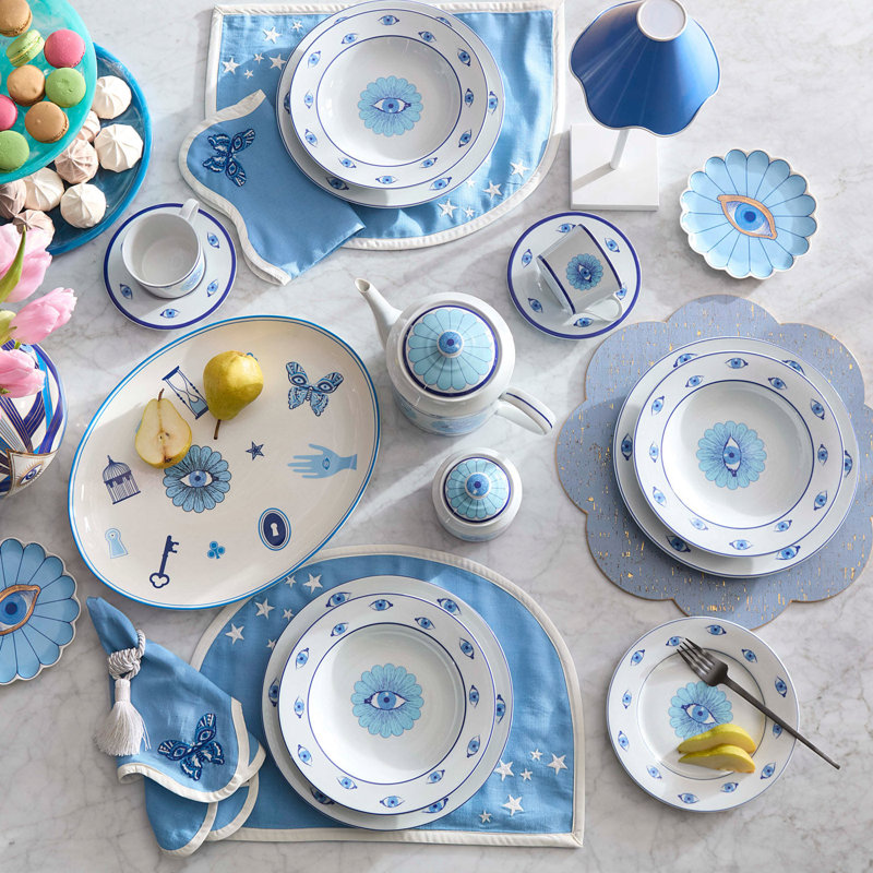 Fleur Small Plate Set