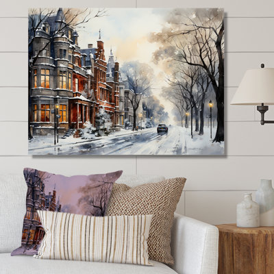 Paysage d'hiver de la ville russe II - Paysage d'hiver