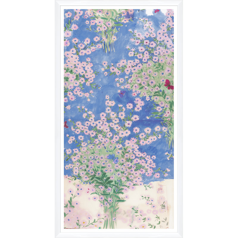 Papillons Et Margeurites I (Var. 2) Print by Paule Marrot