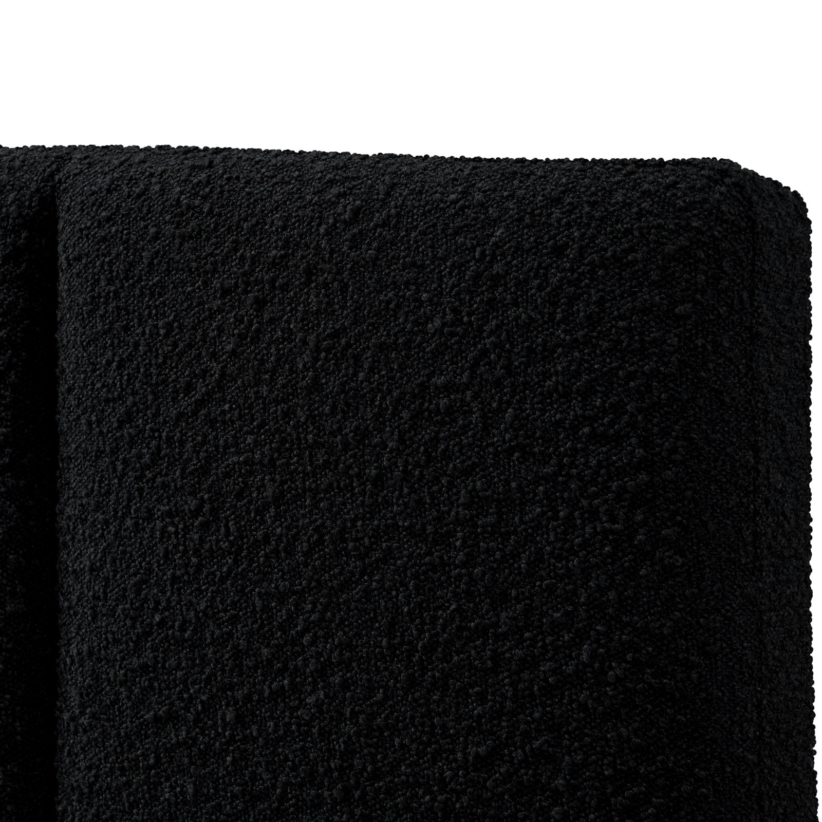Ruthie Upholstered Bed, Queen, Black