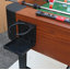 Table de soccer autoportante 48 po avec tiges en acier et porte-gobelets, table de jeu d'intérieur grain de bois