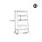 French Style Showcase Light Luxury Bookcase-788701037