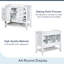 Meuble-lavabo 36 po avec lavabo en céramique-609063475