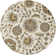Elsberry Floral Hand-Tufted Wool Demin/Light Gray/Tan Area Rug