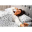 Ensemble de draps 4 pièces avec flocons de neige noirs, flanelle 100% coton, dimensions surdimensionnées allant jusqu'à 18 po de hauteur, douceur supérieure, drap-housse élastique, pré-rétréci