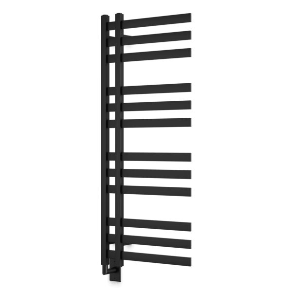 Chauffe-serviettes Arti MS12250W-BK Lioni de 48 po x 20 po câblé noir Artos, Noir