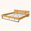 Lit plateforme, conception intemporelle et fabrication haut de gamme pour les chambres modernes.-60417219