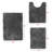 Kriebel Luxury Ultra Soft Bathroom Rugs with Non-Slip Backing (Set of 3)-622679184
