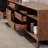 Retro Solid Wood TV Cabinet
