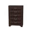 Mobilier de chambre à coucher style transitionnel 1 pièce