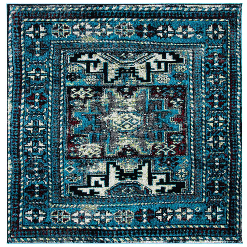Catalin Performance Oriental Rug, Square 8'