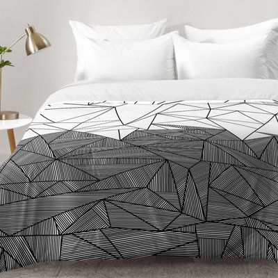 Deny Designs Comforter Set In Gray,white