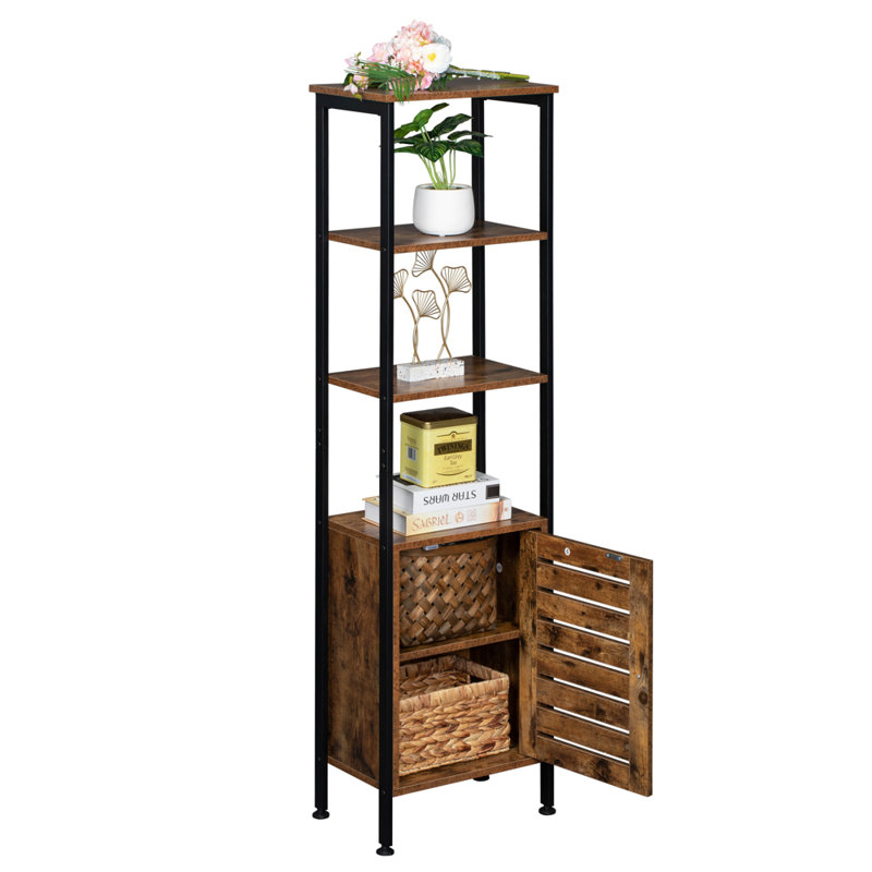 Jamarion 155.5cm H x 43cm W Iron Standard Bookcase