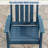 Set of 2 All-Weather HDPE Outdoor Dining Chairs, Ergonomic Wide Seat, Waterproof & Easy Maintain, Durable Patio Chairs for Backyard and Deck blue-547642583