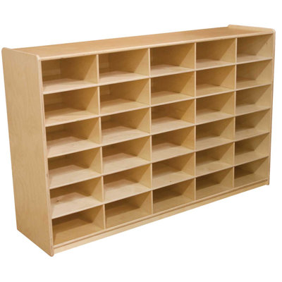 30 Compartment Cubby with Bins -  Wood Designs, WD18569