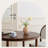 Brown Rectangular Solid Wood Dining table