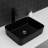 Rectangular Ceramic Vessel Bathroom Sink 19X15x5.5" - Black Countertop Install Installation Type-691762823