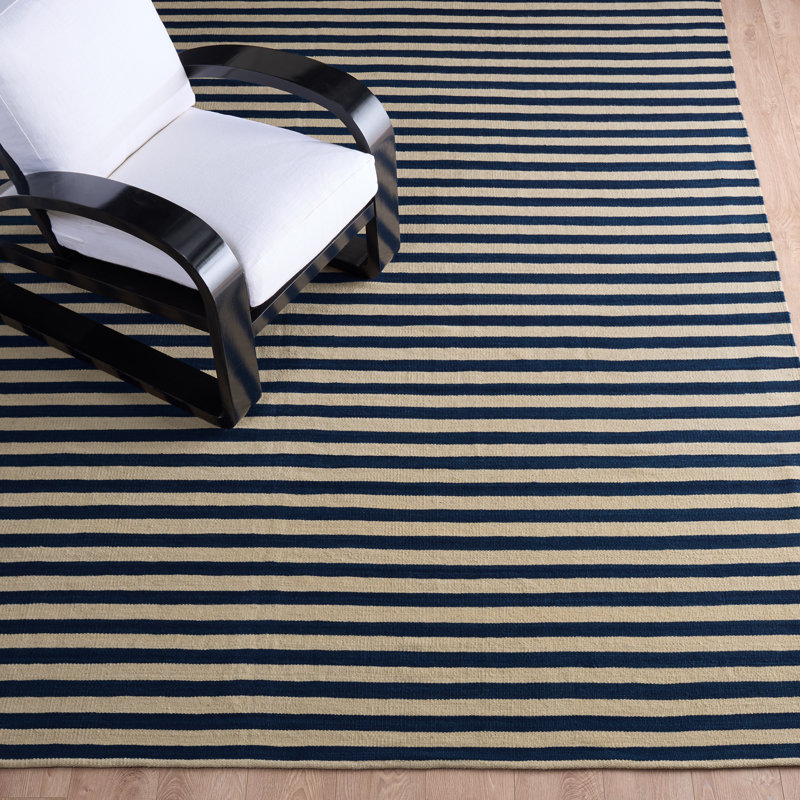 Ralph Lauren Canyon Stripe Wool Striped Rug, Rectangle 9' x 12'