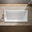 Underscore® 60" x 30" Drop-In or Undermount Acrylic Soaking Bathtub with Sloped Backrest-743092123