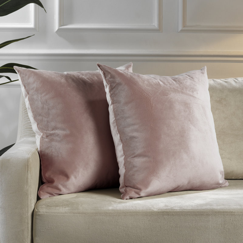 Matte Velvet Pillow Cover, 16" x 16", 14 Salt